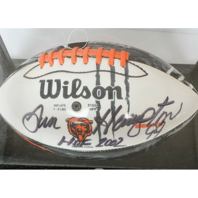 Dan Hampton Autographed Chicago Bears Football – Just Gorgeous Studio