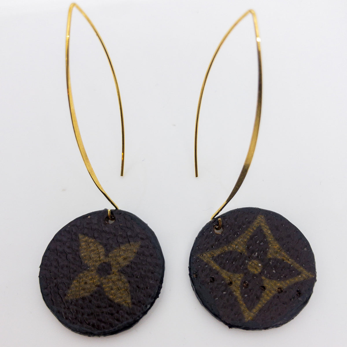 Jewelry, Repurposed Louis Vuitton Earrings