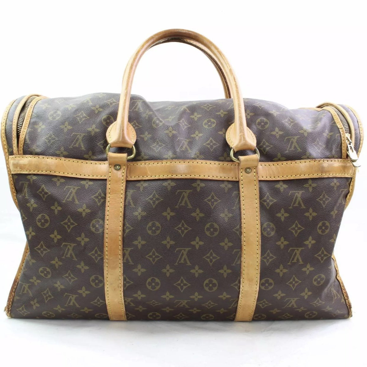 Louis Vuitton Sac Sport Monogram Duffle Bag Suitcase Vintage Ages