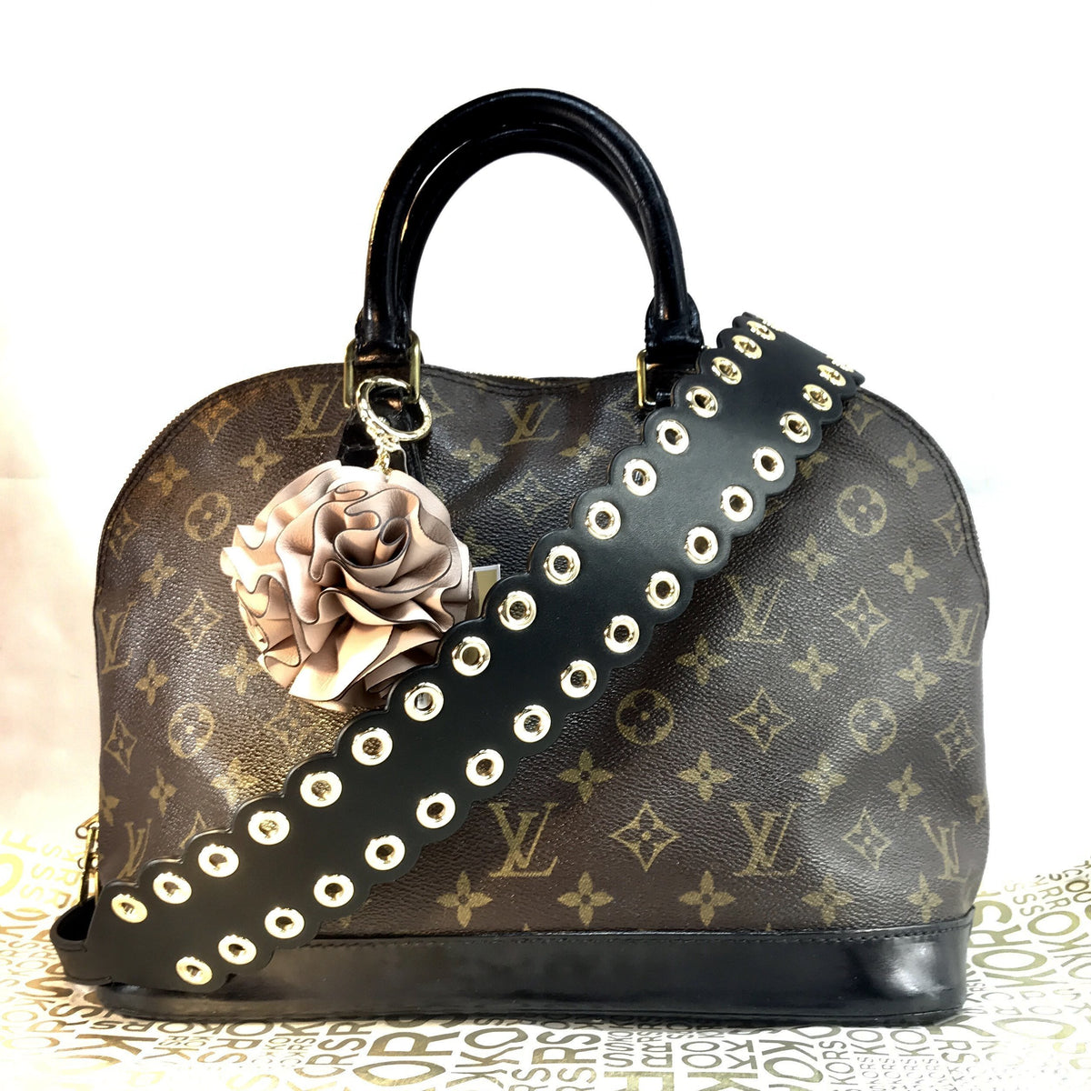 Just Gorgeous Studio Michael Kors Flower Ball Bag Charm