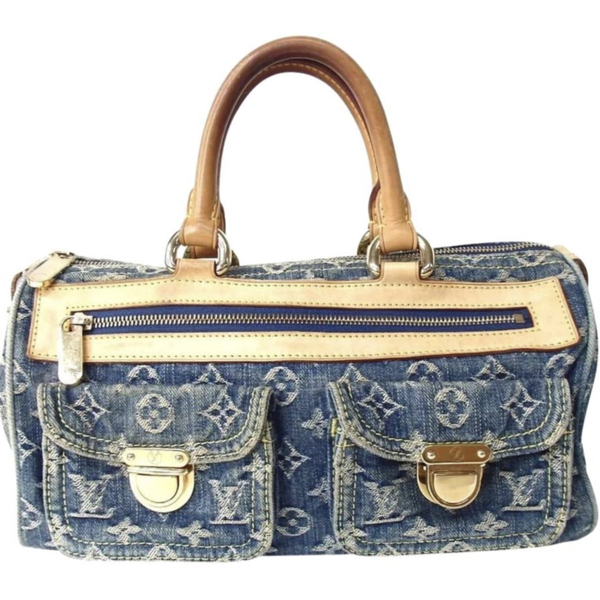 Authentic Louis Vuitton Denim Neo Speedy in Gorgeous pre-owned cond