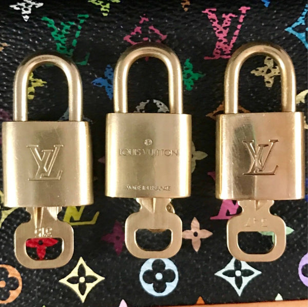 1 Matching Numbered Lock+Key  Louis Vuitton Lock & Key – Just