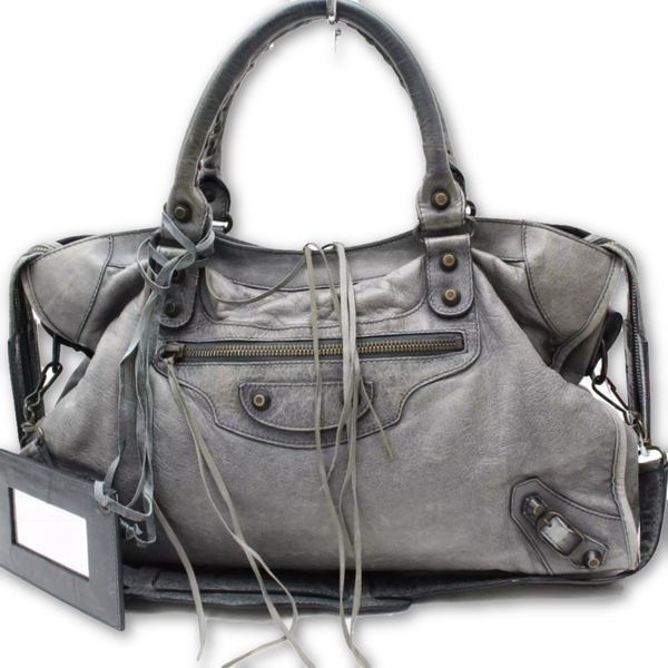Balenciaga Grey Bags Reference Guide  Spotted Fashion