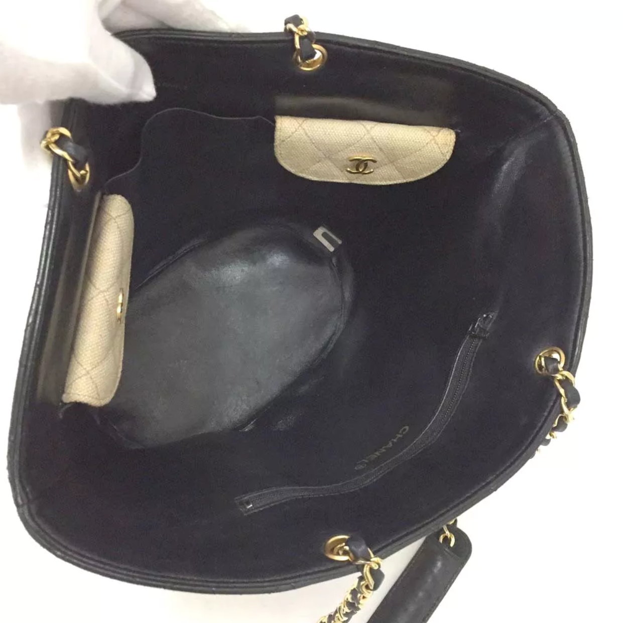 Chanel Vintage - Cambon Ligne Petit Bucket Bag - Pink Black - Leather  Handbag - Luxury High Quality
