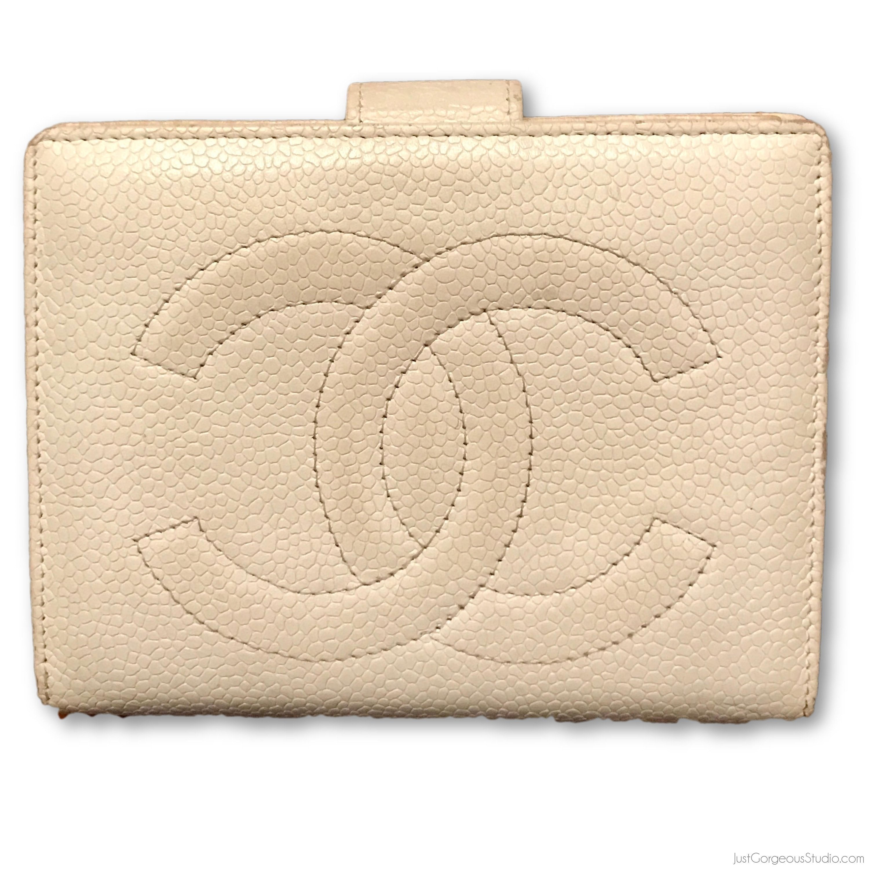 CHANEL Caviar Leather Long Wallet