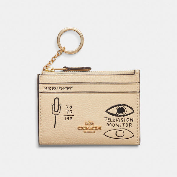 Coach X Jean Michel Basquiat Mini Skinny Id Case Keychain – Just Gorgeous  Studio
