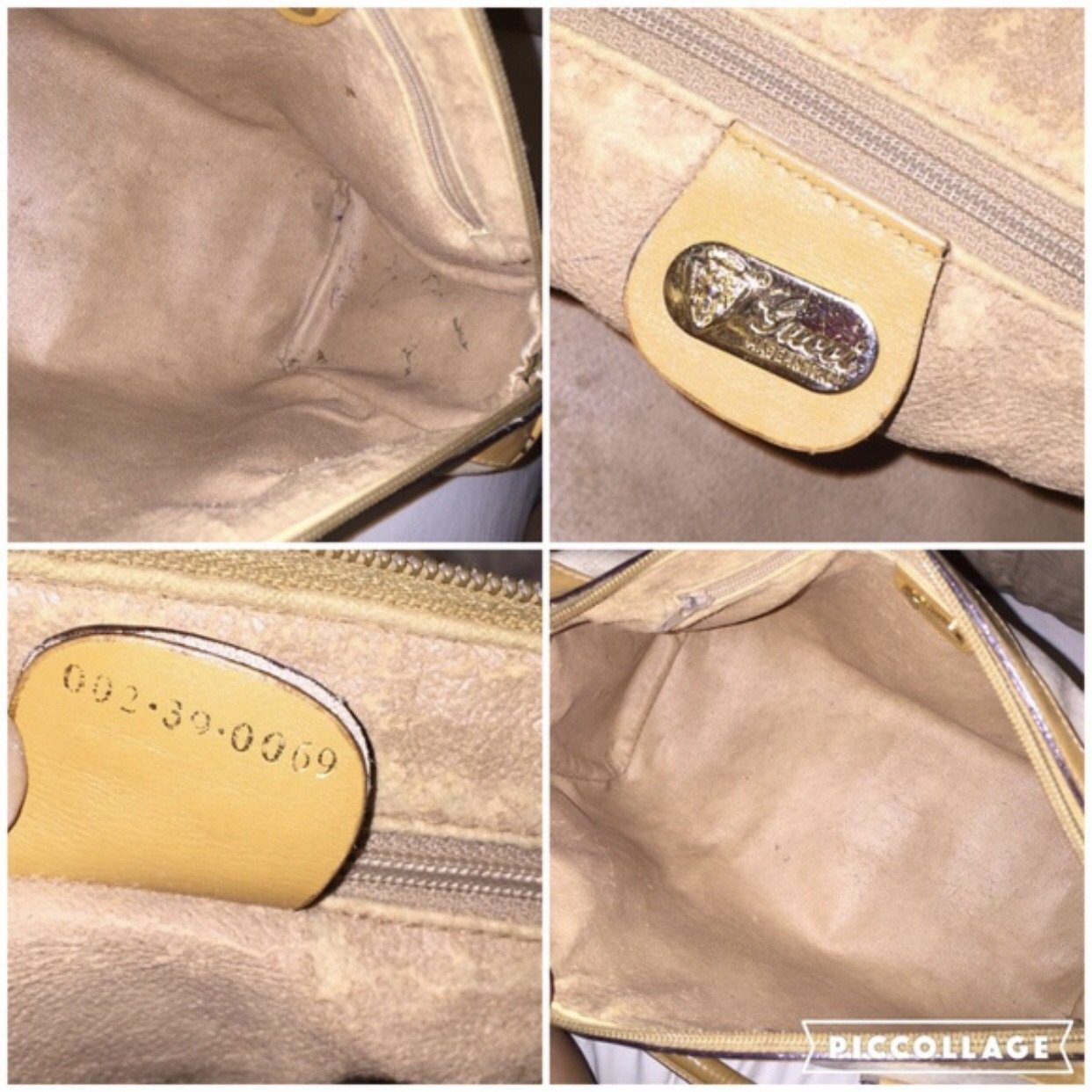 Vintage Authentic GUCCI SPEEDY Brown Monogram Handbag Purse 