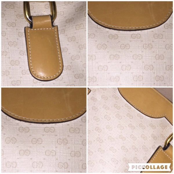 Vintage Authentic GUCCI SPEEDY Brown Monogram Handbag