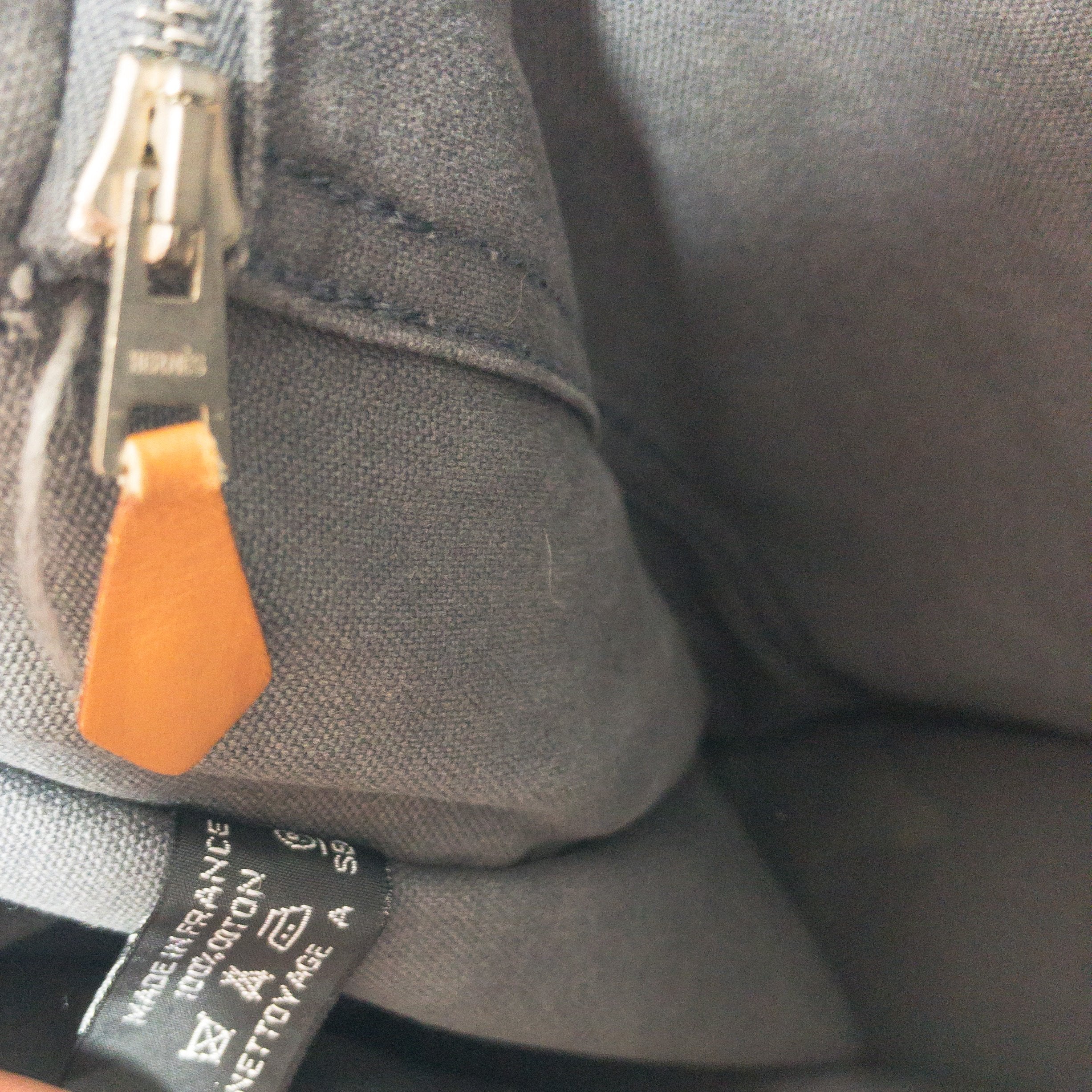 Authentic Hermès Fourre Tout GM Small Gray Tote Bag 