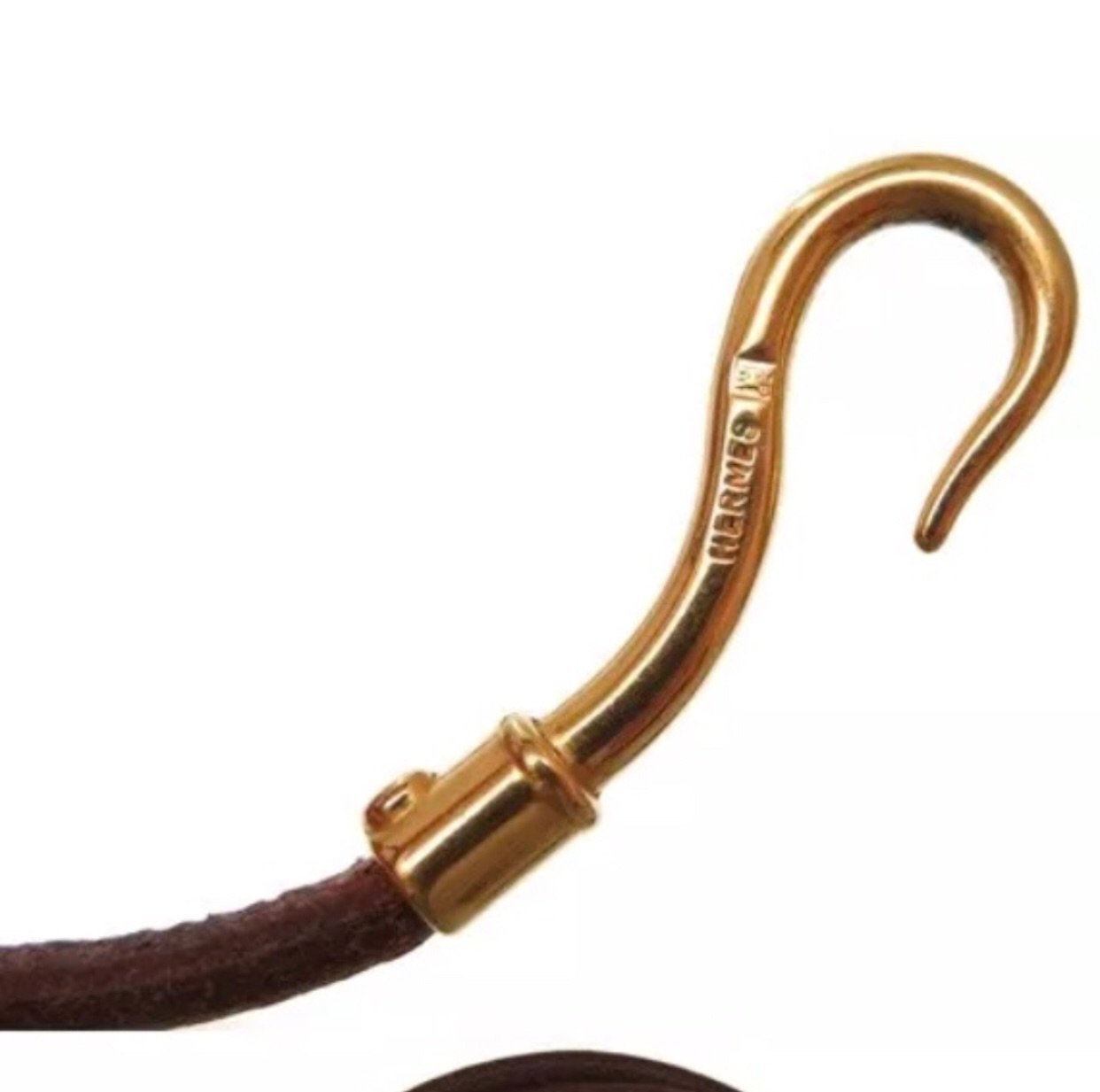 Hermes Gold Plated Hook Wrap Bracelet - My Luxury Bargain South Africa