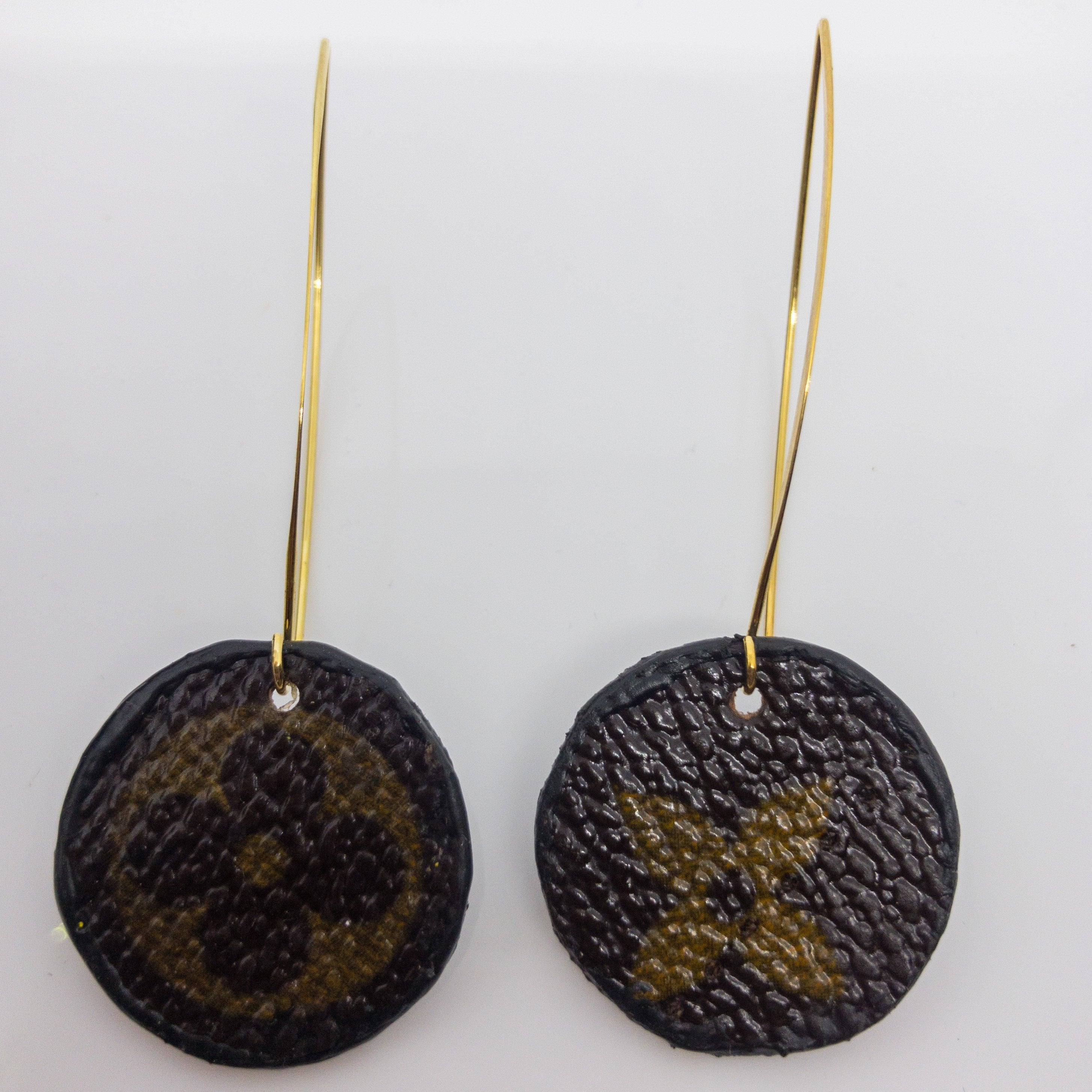 Louis Vuitton Canvas Handmade Earrings