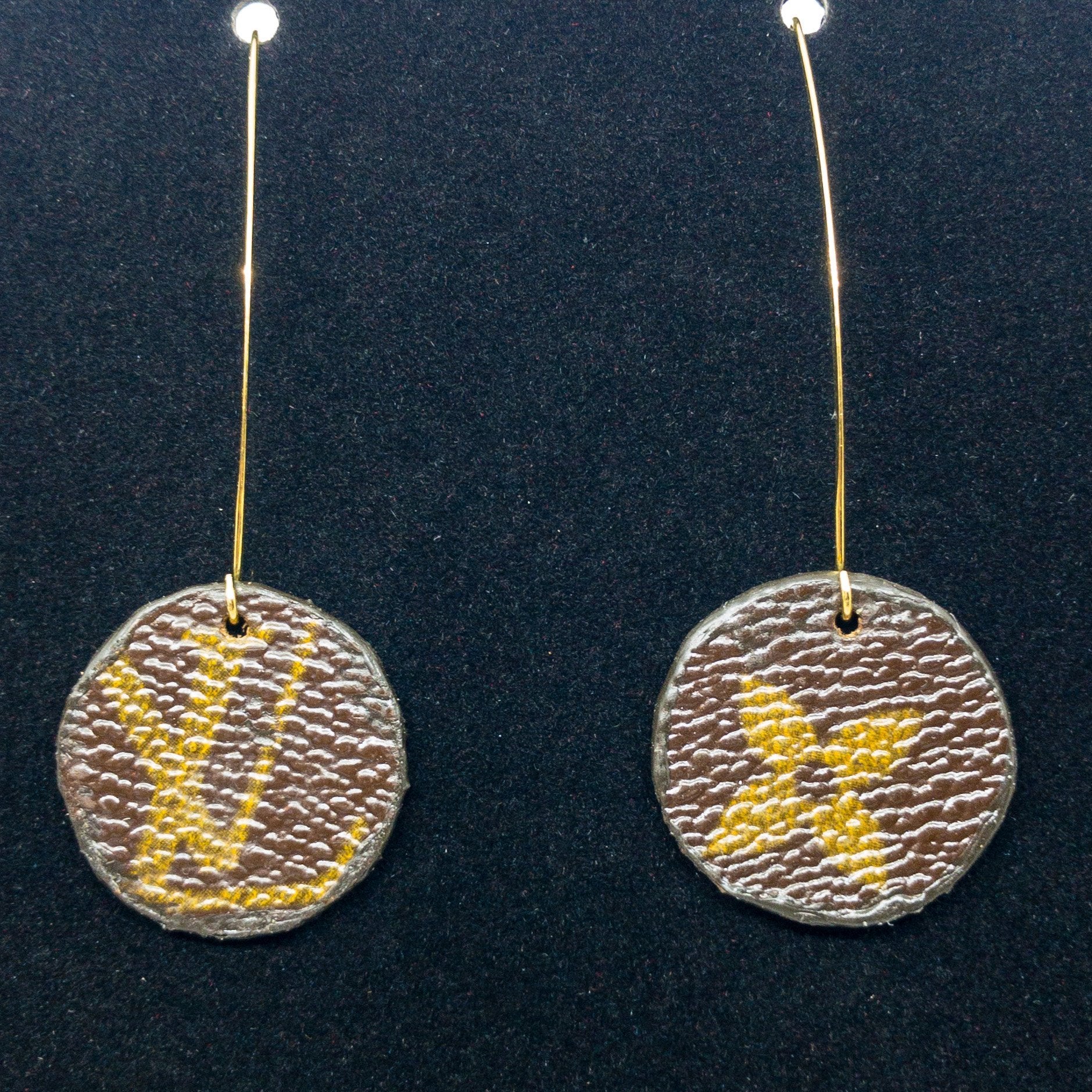 Handmade Louis Vuitton Canvas Earrings – Just Gorgeous Studio