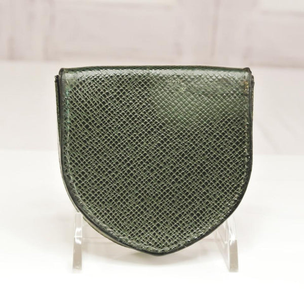 Louis Vuitton Rare Wallet Billfold Taiga Green Vintage Authentic