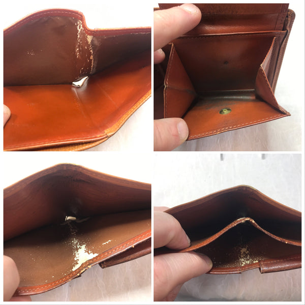 Louis Vuitton Bifold Coin Pocket Brown Epi Leather Wallet - Boca