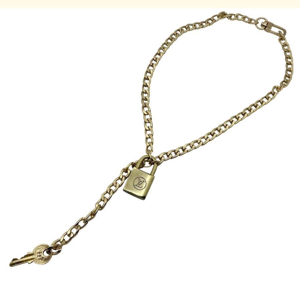 LV Lock Necklace – Boho Rococo Designs