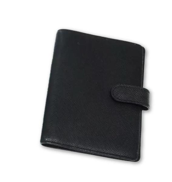 Louis Vuitton Black Taiga Leather Passport Holder