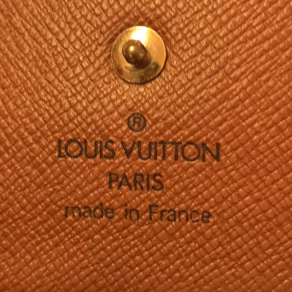 1997 LOUIS VUITTON Trifold International Yellow Long Wallet 
