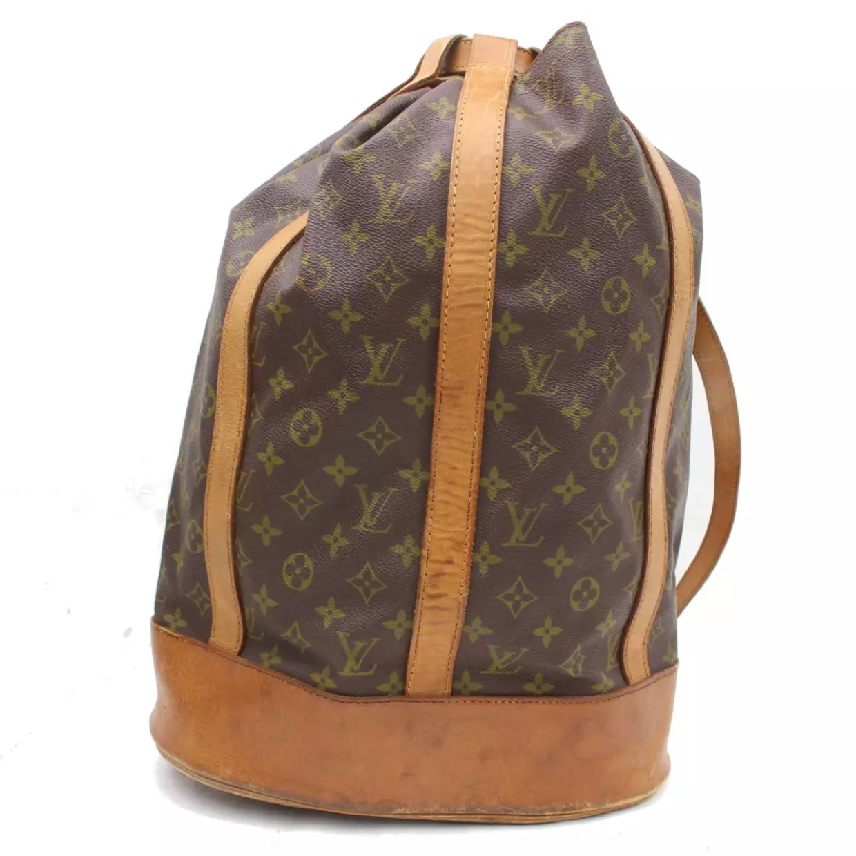 LOUIS VUITTON Monogram Canvas Randonnee GM Backpack Bag E3957