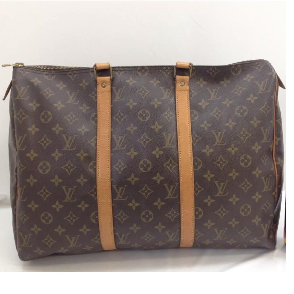 Louis Vuitton Keepall 55 Monogram Bag (vintage) + Shoulder Strap