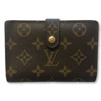 Shop Louis Vuitton Unisex Leather Folding Wallet Long Wallet Small