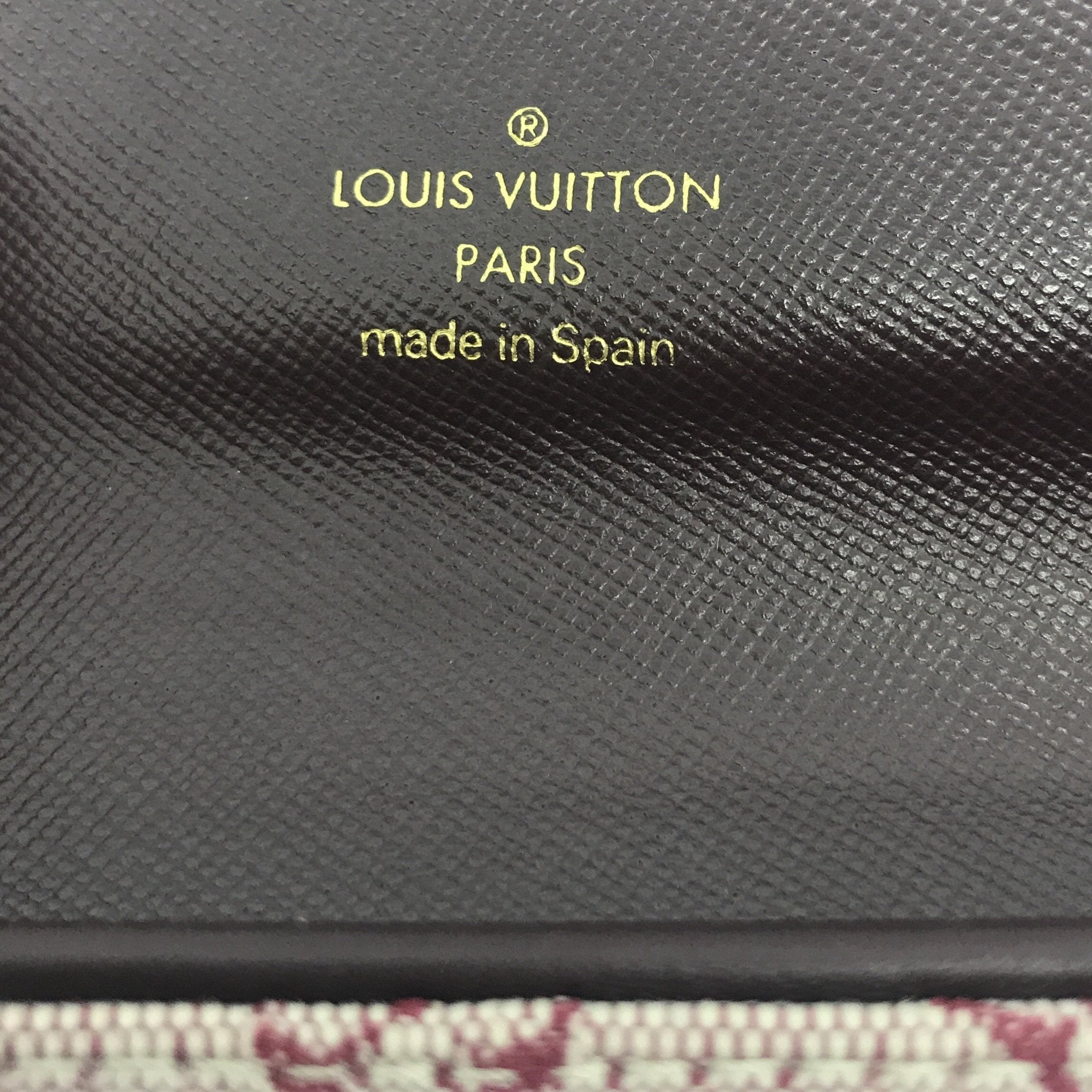LOUIS VUITTON Monogram Mini Lin Zippy Long Wallet Brown M95235 Auth ar6891