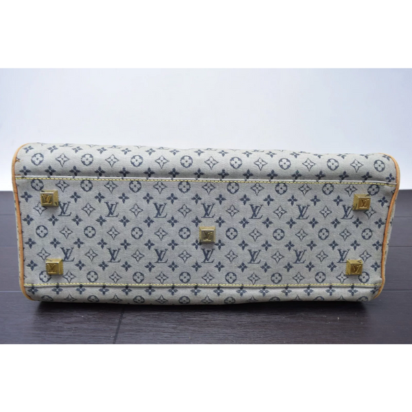 Louis Vuitton Vintage - Monogram Mini Lin Marie Bag - Blue Navy Brown -  Monogram Leather Handbag - Luxury High Quality - Avvenice