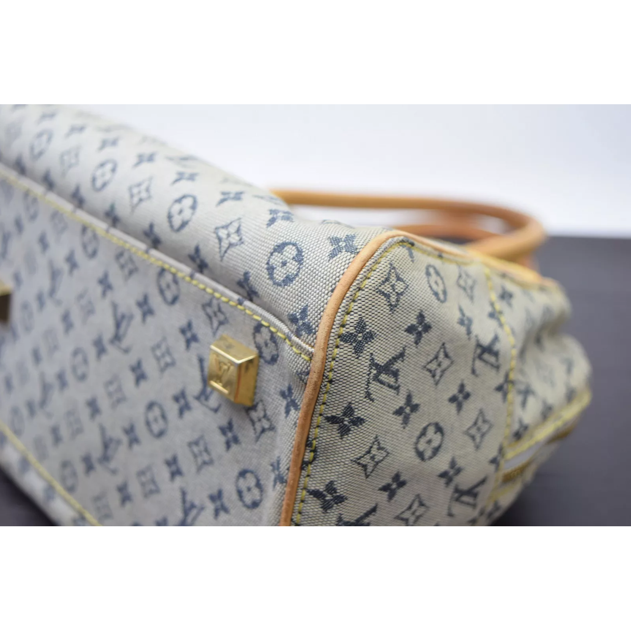 Louis Vuitton Marie Lin Blue Denim Handbag – Timeless Vintage Company