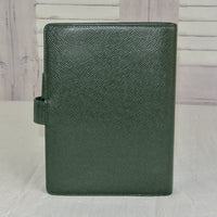 Louis Vuitton Dark Green Taiga Six-Ring Agenda Cover