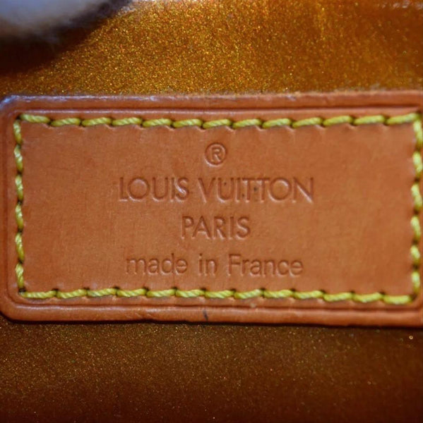 Louis Vuitton Small Bronze Monogram Vernis Copper Reade PM Tote