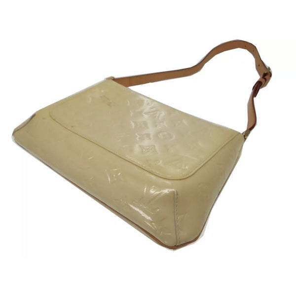 LOUIS VUITTON Vernis Thompson Street Shoulder Bag Beige M91301 LV Auth  lt229 Patent leather ref.532461 - Joli Closet