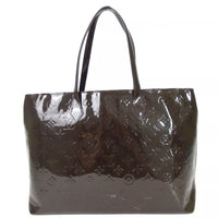 LOUIS VUITTON Wilshire GM Tote Handbag Monogram Vernis Amarante Authentic