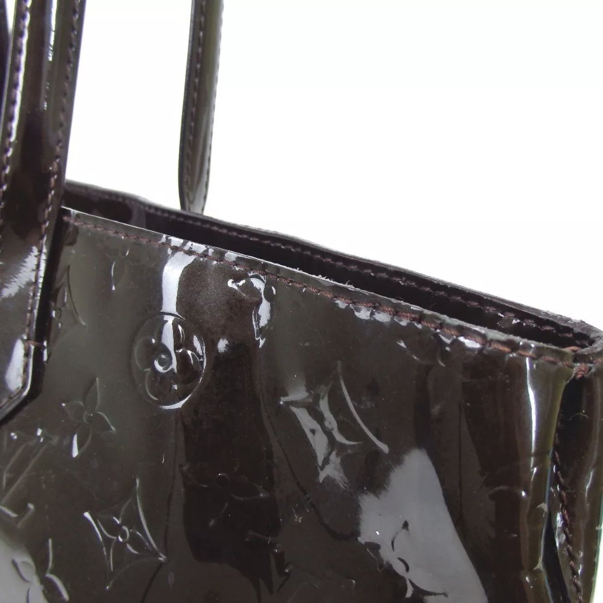 Louis Vuitton Wilshire Handbag Monogram Vernis GM – LovedLuxeBags