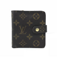 Authentic LOUIS VUITTON Monogram Compact Zip Bifold Zippy Wallet