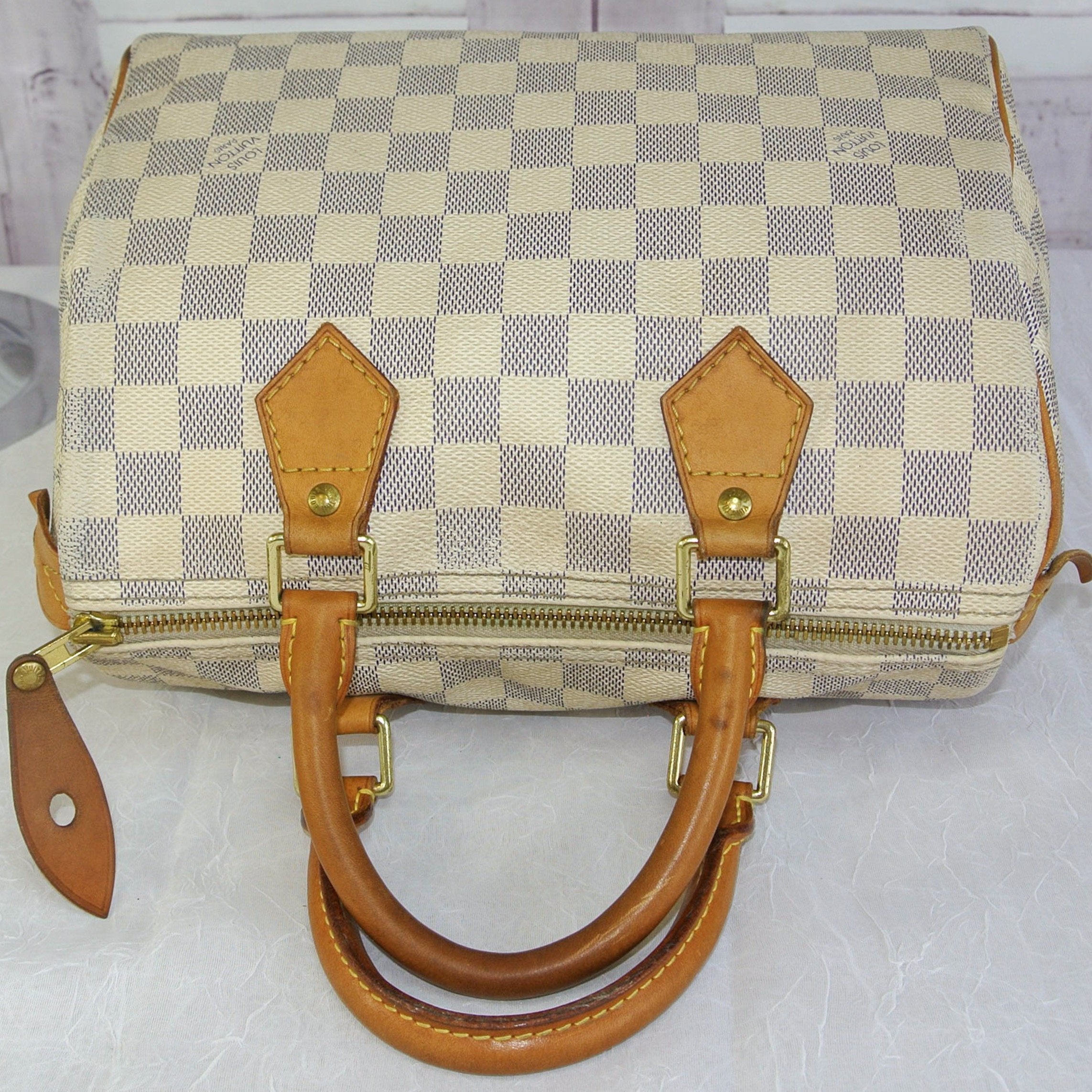 Louis Vuitton Speedy 25 Damier Azur ○ Labellov ○ Buy and Sell Authentic  Luxury