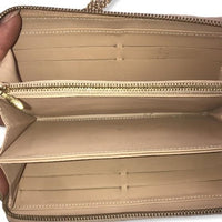 Auth Louis Vuitton Vernis Zippy Wallet Long Wallet Patent Leather Red  *J1137C