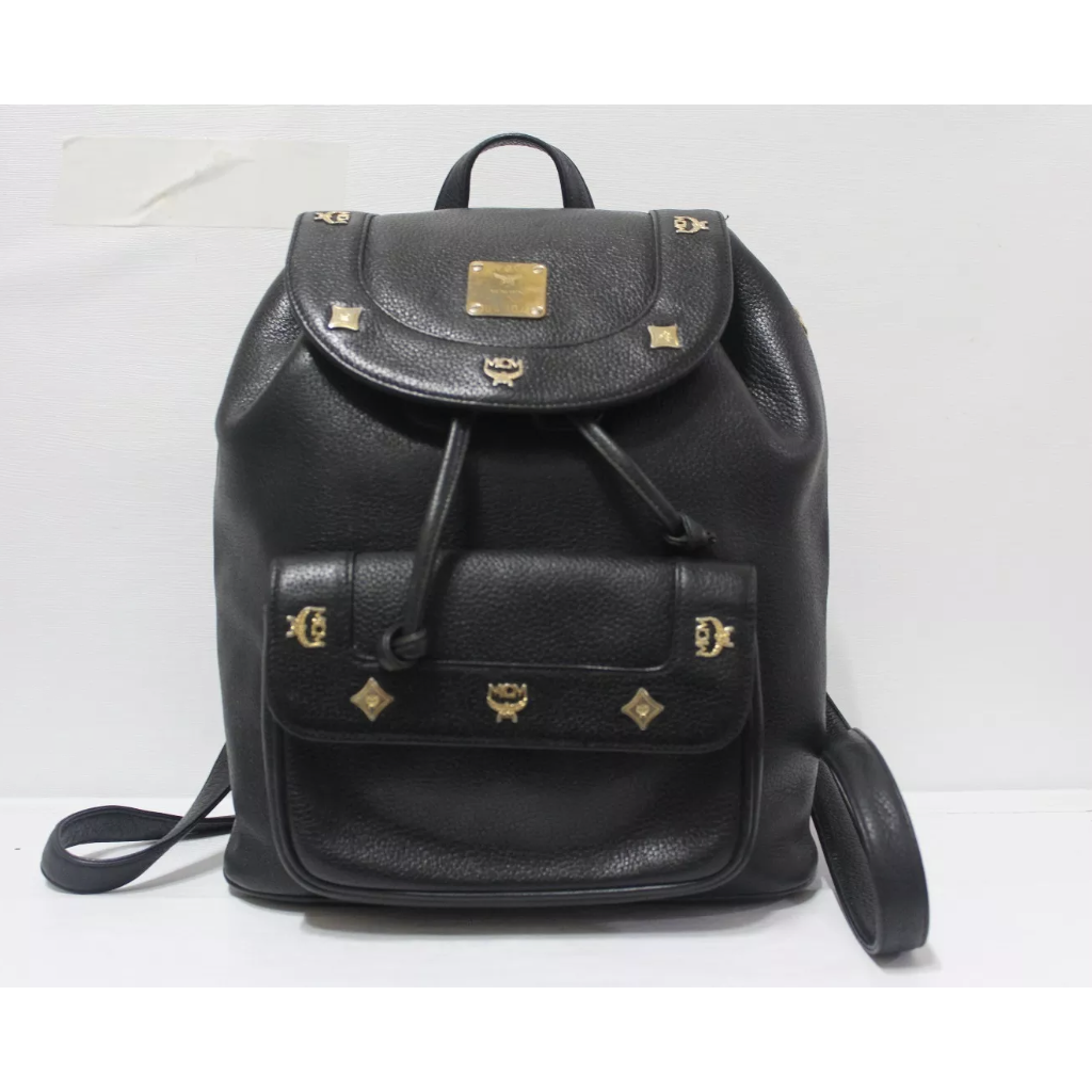 MCM, Bags, Mcm Backpack Small Black New