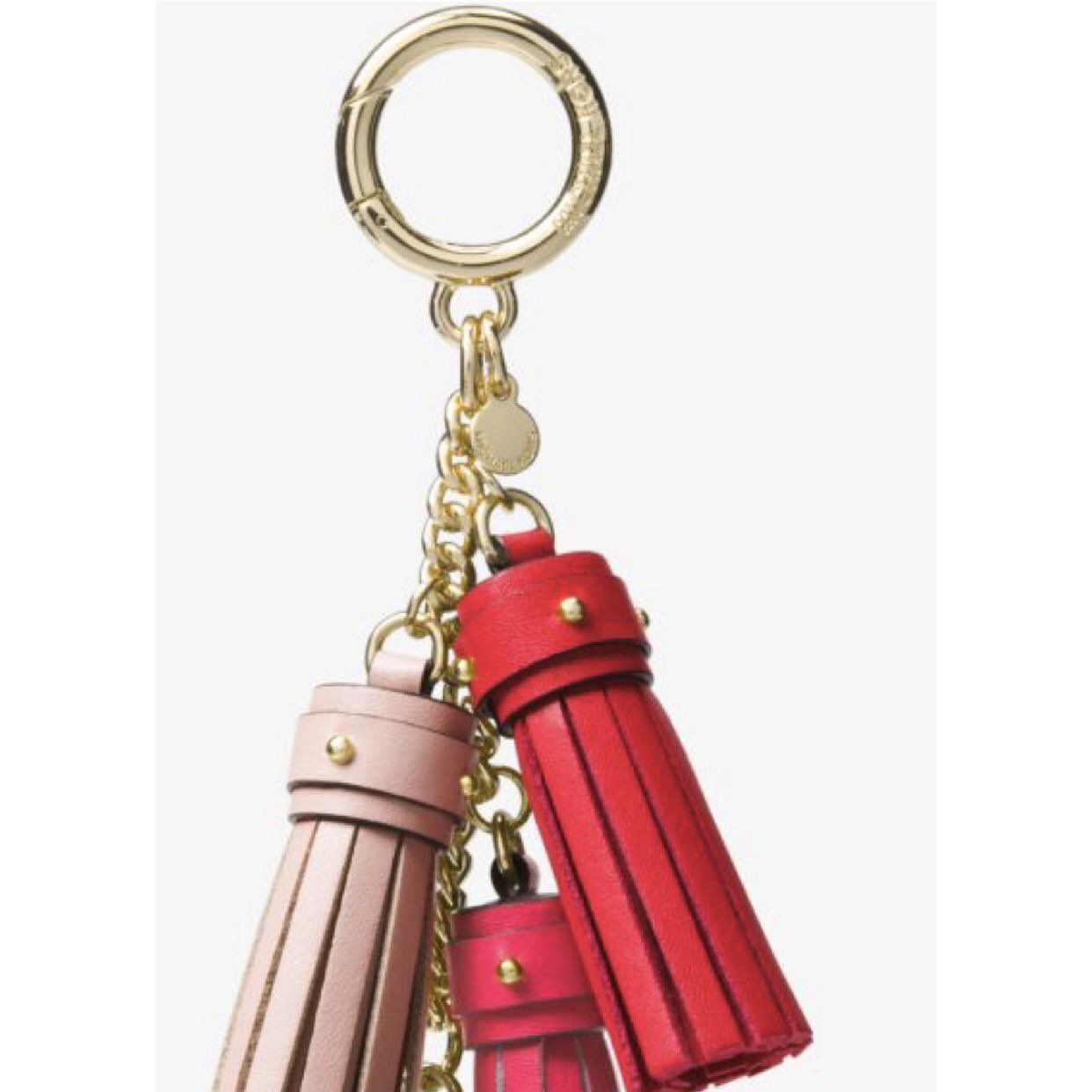 New Michael kors golden lock keychain or bag charm
