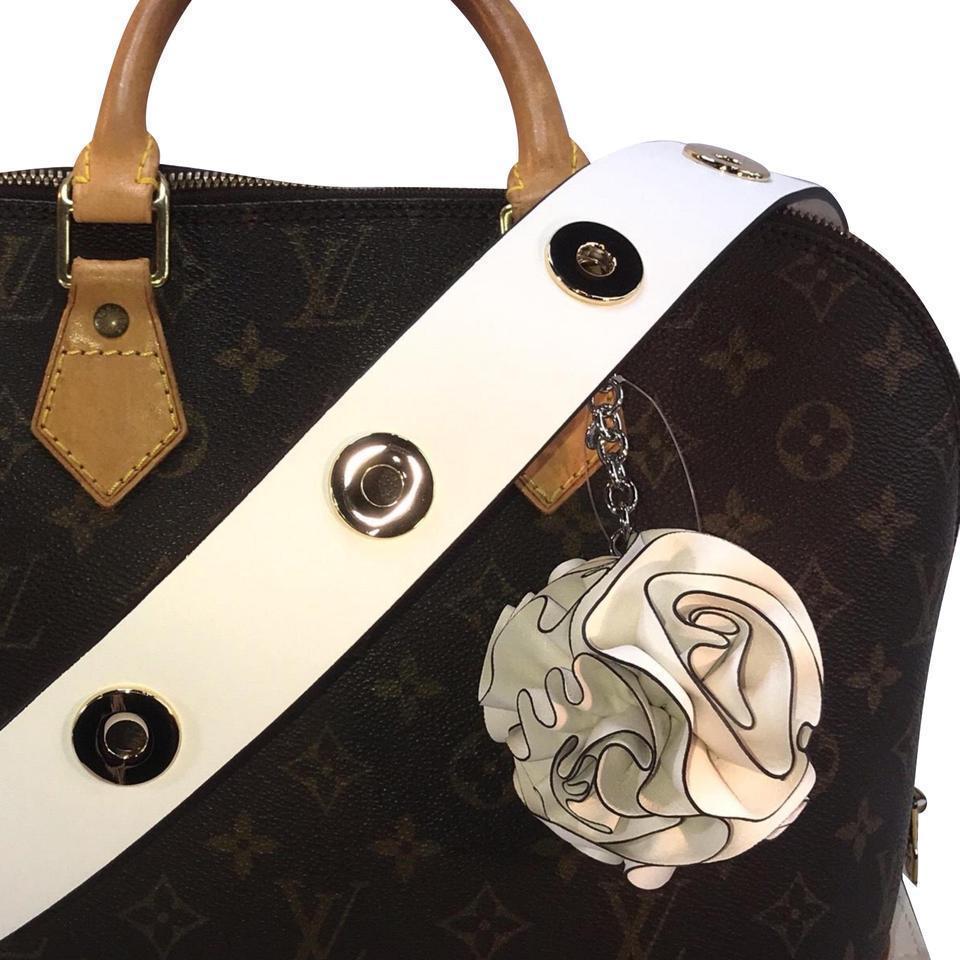 Louis Vuitton Keyring Charm Monogram Bag Tassel Gold x Pink Brown