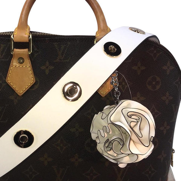 Michael Kors Black Flower Bag Charm Key Chain – Just Gorgeous Studio