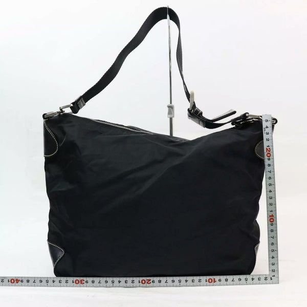 PRADA Black Nylon Crossbody Shoulder Bag Purse