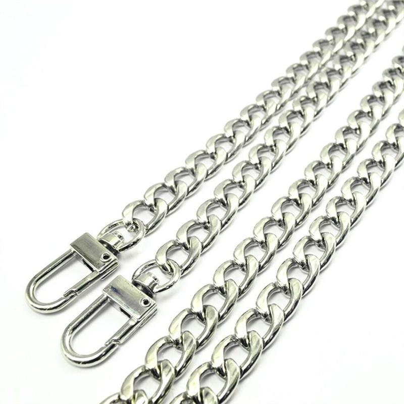 Yichain 42‘’ Substantial Big Metal Cross-body Chain Purse Strap