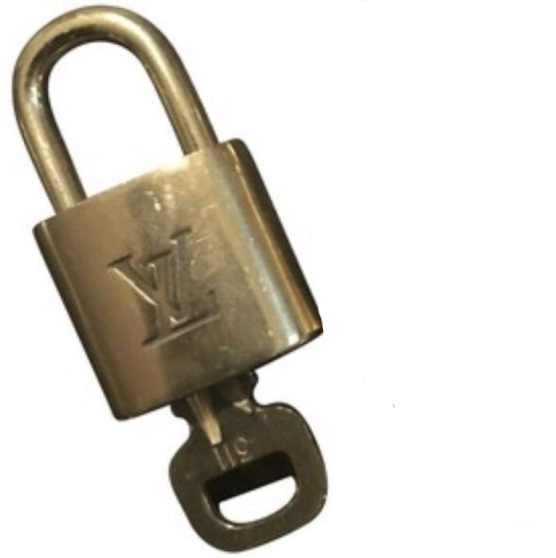 Louis Vuitton TSA De Voyage Padlock Silver and 2 Key Set Lock