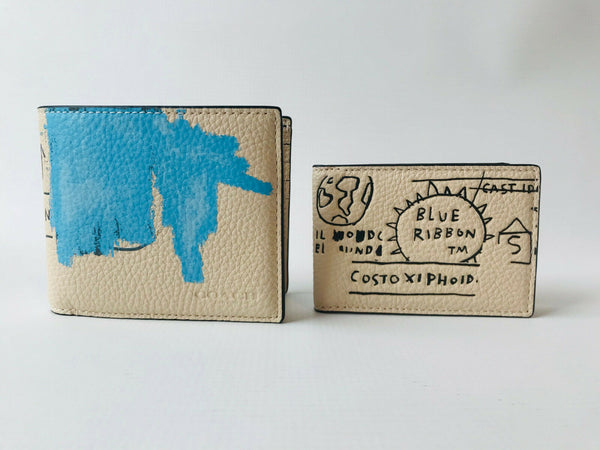 Coach x Jean Michel Basquiat Mini Skinny ID Case Keychain